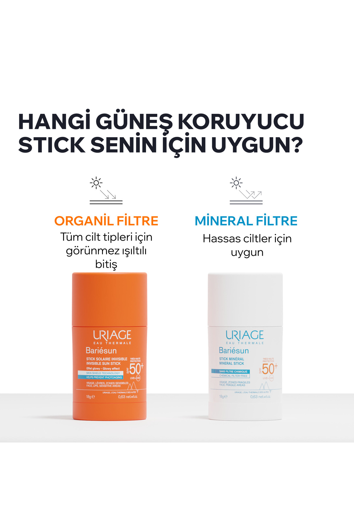 BARIESUN SF50+ Yüksek Koruma Faktörlü Mineral Güneş Koruyucu Stick 18 g — 3661434014116 — تصویر 7 از 8