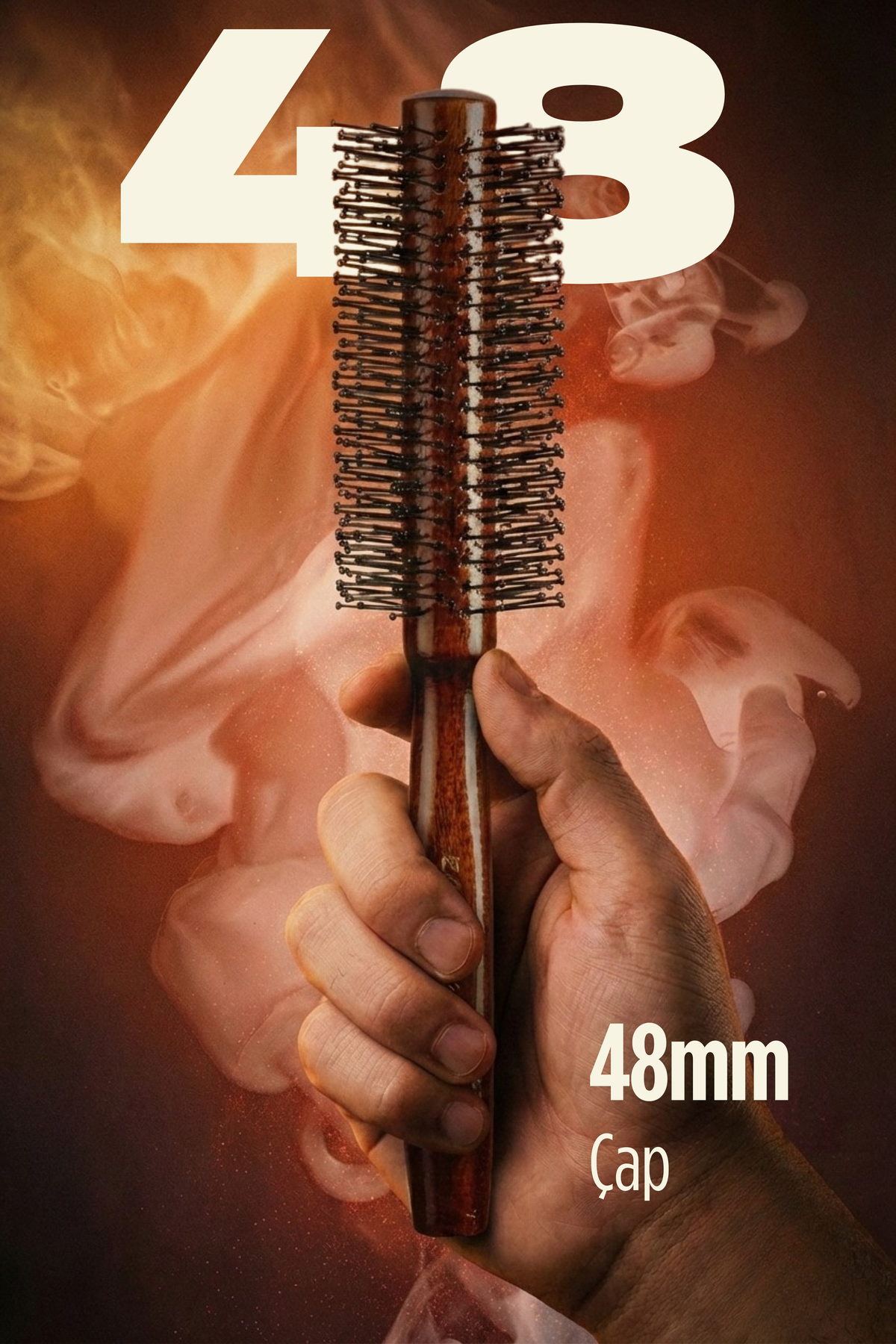 Professional 48 Erkek Saç Fırçası — آبی — تصویر 3 از 4