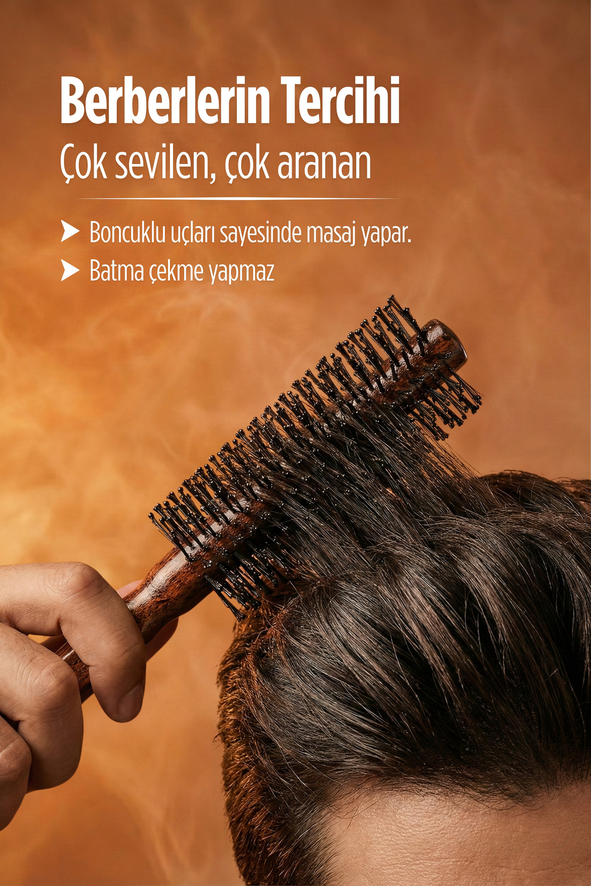 Professional 48 Erkek Saç Fırçası — آبی — تصویر 2 از 4