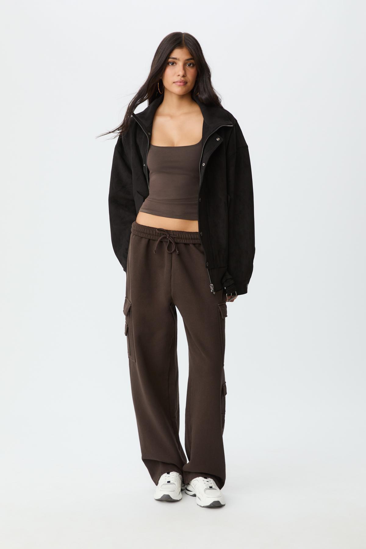 Stradivarius  Kare yaka askılı tişört