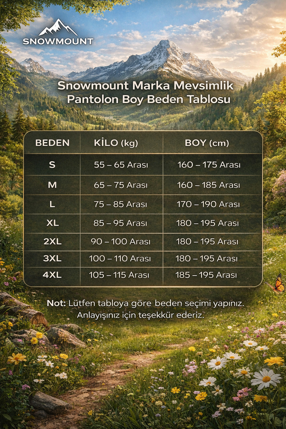SNOWMOUNT  Outdoor Trekking Taktikal Likralı Mevsimlik Doğa Yürüyüşü Kaliteli Şık Duruş Bej Renk Pantolon - Görsel 7