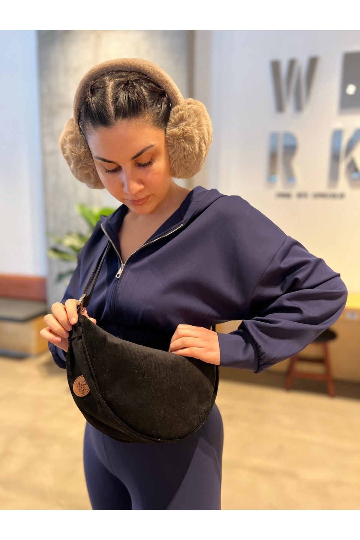 Wagna Omuz Çantası Siyah Luna Bag görsel 2