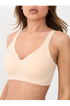 ALYA UNDERWEAR Kadın Ultra Rahat Kalıplı Kalın Askılı Lazer Kesim Görünmez Sü...