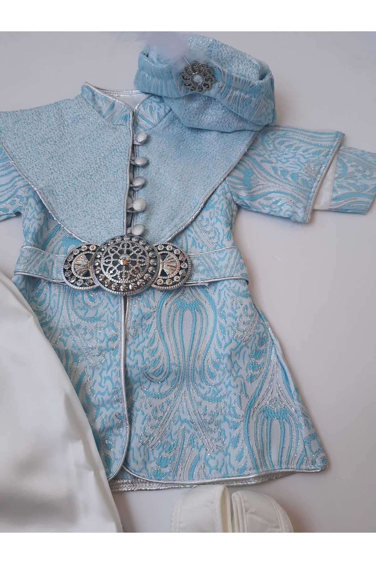 PİLEKİ BABY Yenidoğan 0 6 Ay Ve 1 Yaş Mevlüt Ve Sünnet Kıyafeti Mevlütlük Sünnetlik Takım fotoğrafı 4 (önizleme)