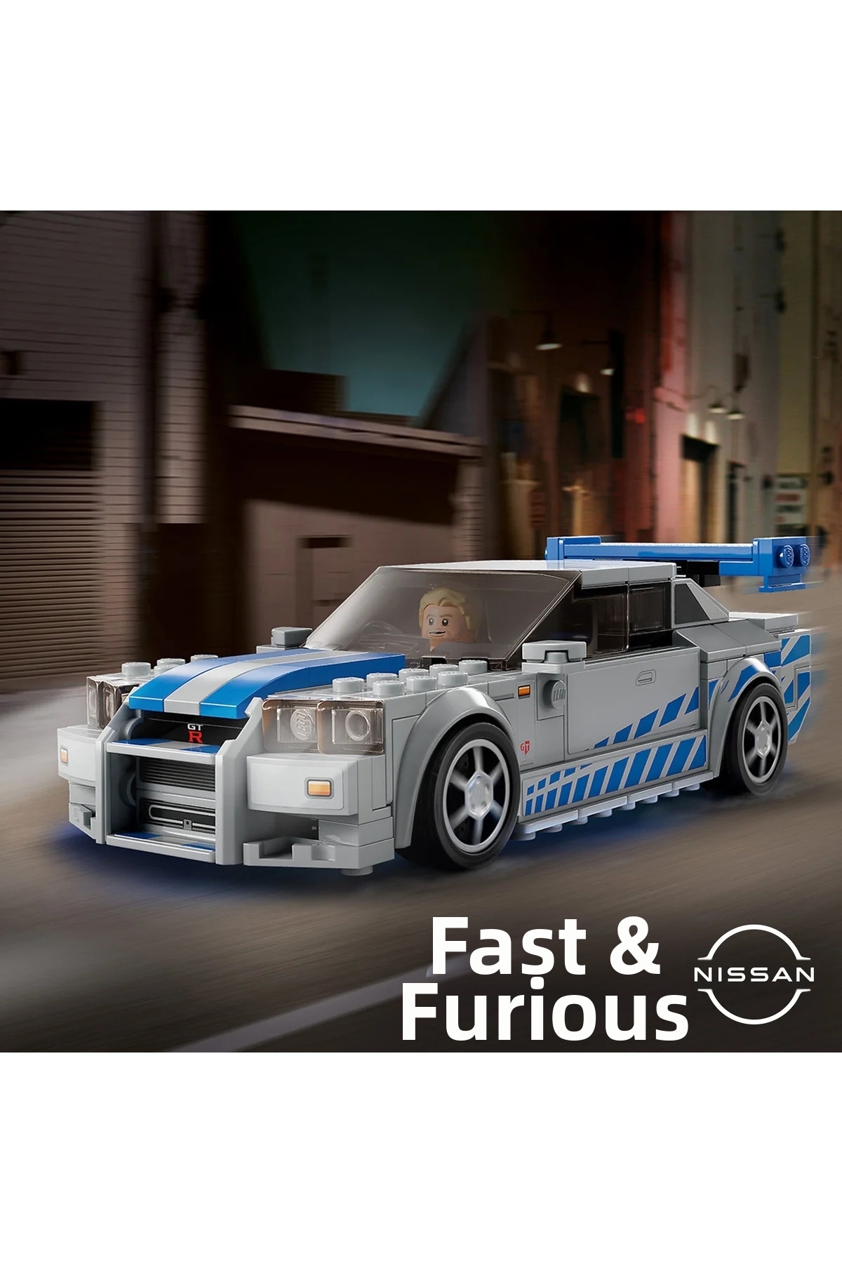 LEGO Speed Champions Faster Furious Nissan Skyline GT-R (R34