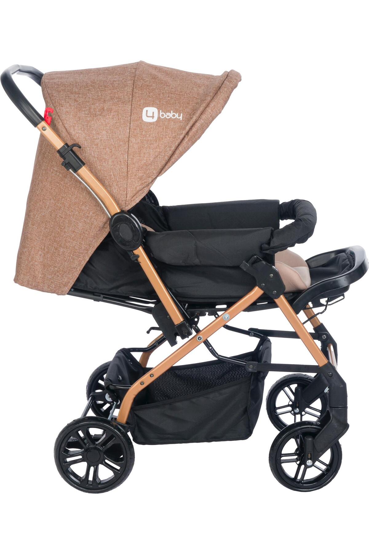 liabebek LİA BLOK GOLD ANTRASİT ÇİFT YÖN BEBEK TAŞIMA PUSETİ fotoğrafı 6 (önizleme)