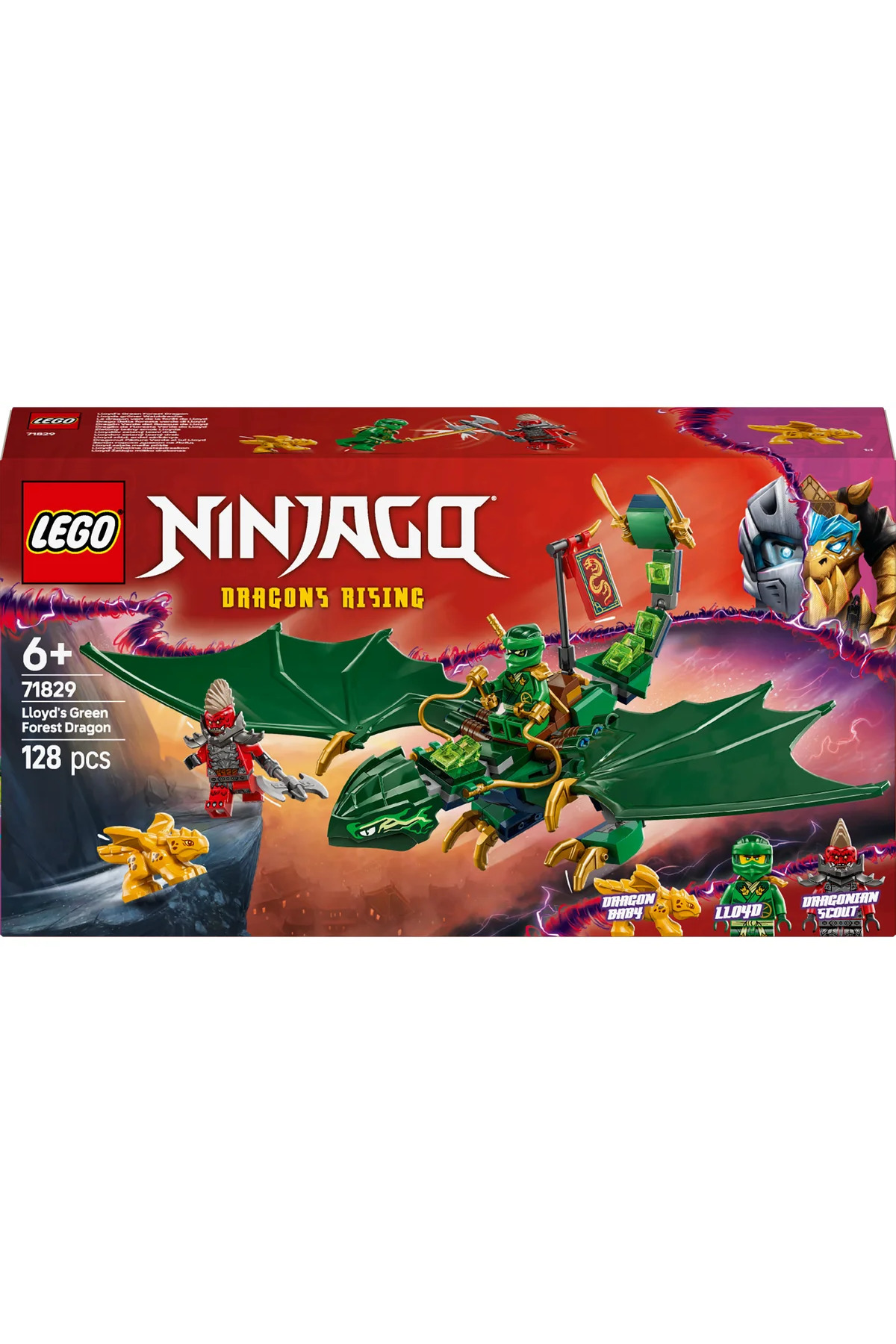 ❁coco⭐❁ LEGO NINJAGO Lloyd's Green Forest Dragon 71829 Building Set for 6+