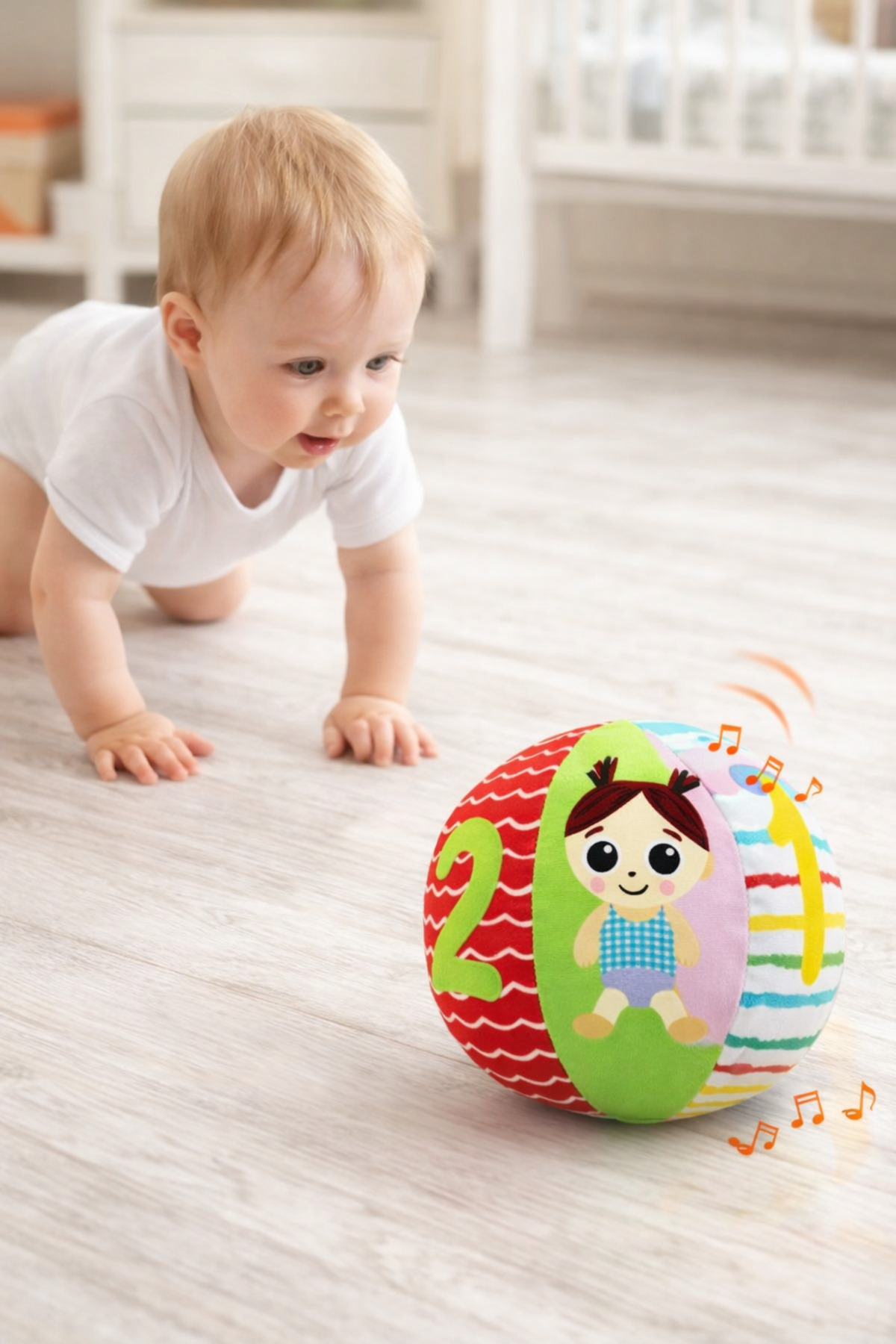 Sozzy Toys Çıngıraklı Renkli Topum Szy242 - Renkli fotoğrafı 2 (önizleme)
