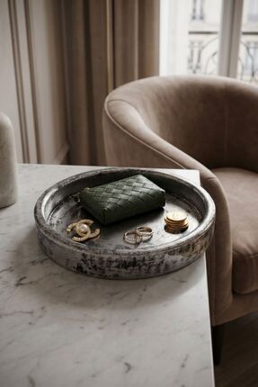 Viselia Takı Tabağı Takı Organizeri Takı Makyaj Kozmetik Düzenleyici Gümüş Es...