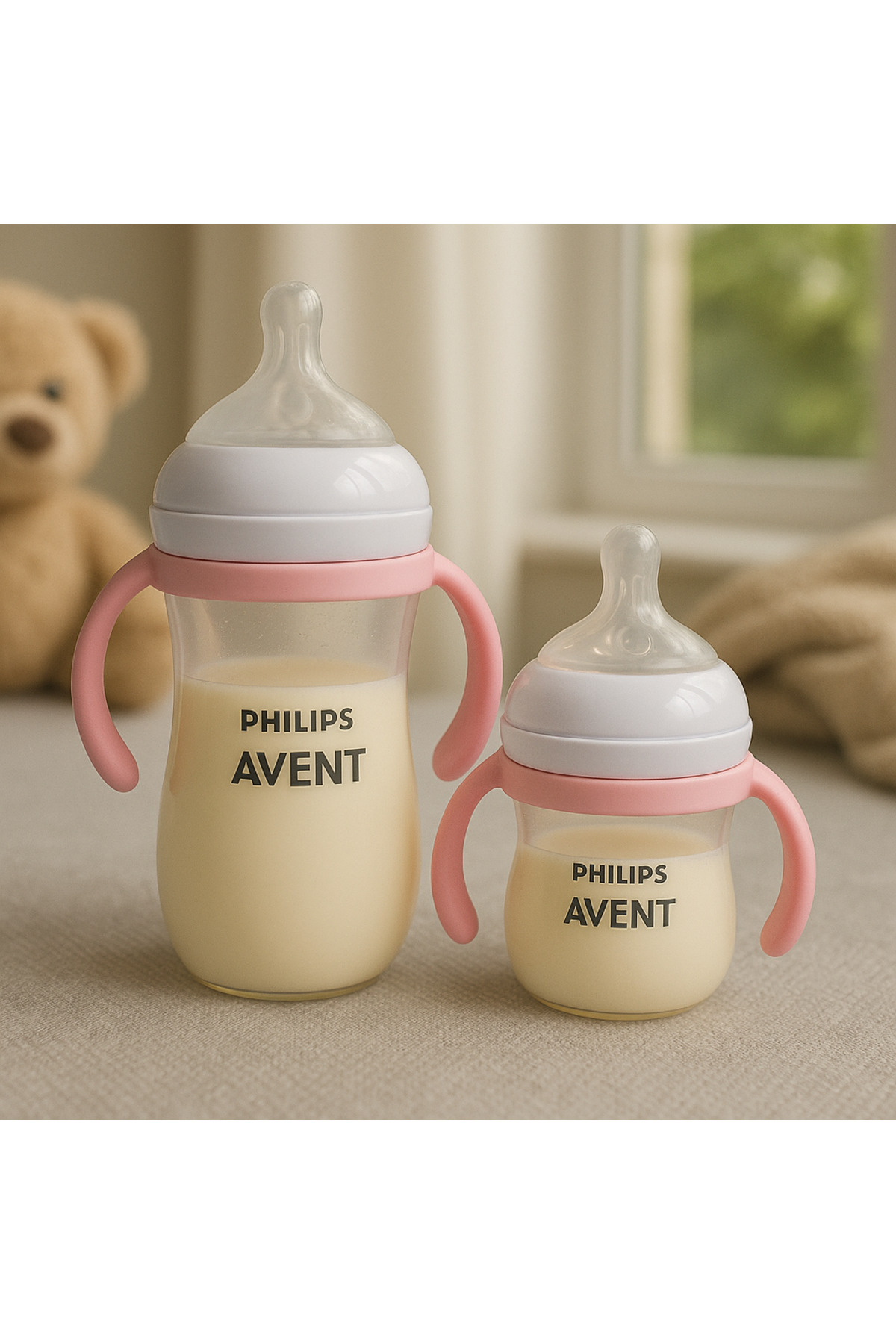 Handmade 3D baskılı Biberon Tutacağı Seti (2’li) aparat | Küçük ve Büyük Boy Uyumlu fotoğrafı 2 (önizleme)