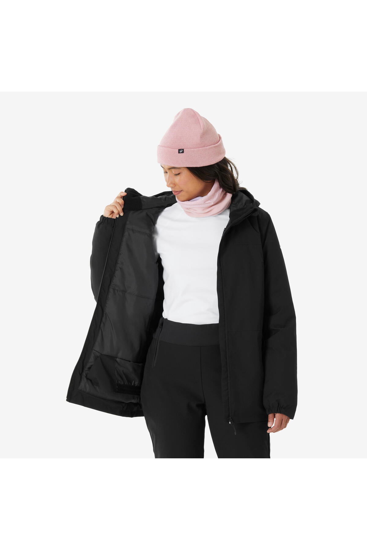 Decathlon  Wedze Kadın Kayak Montu - Siyah - 100 - Görsel 7