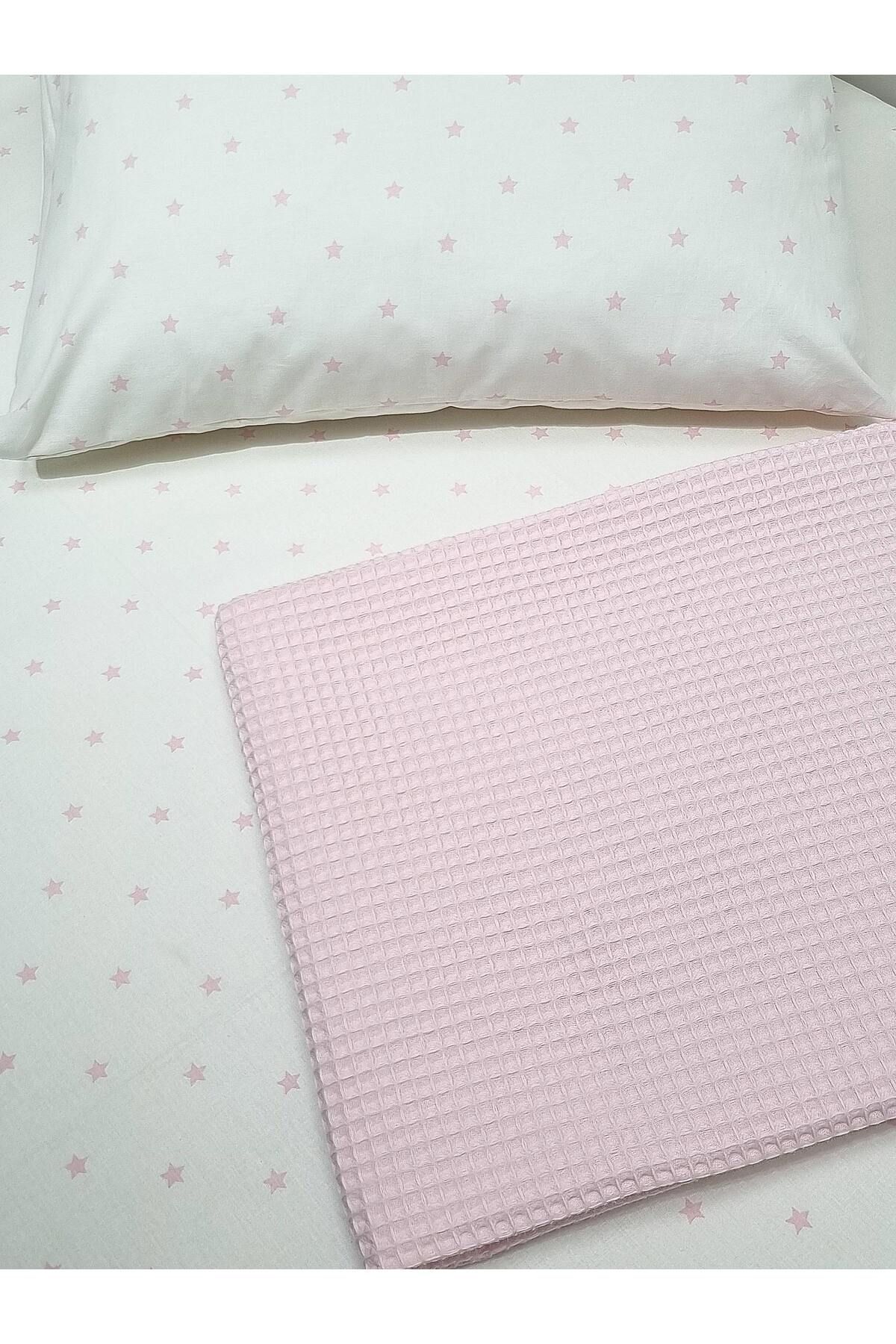Yada Baby %100 Pamuk Poplin Waffle Bebek Pike Takımı (80 X 120 CM) (OEKO-TEX SERTİFİKALI) fotoğrafı 5 (önizleme)