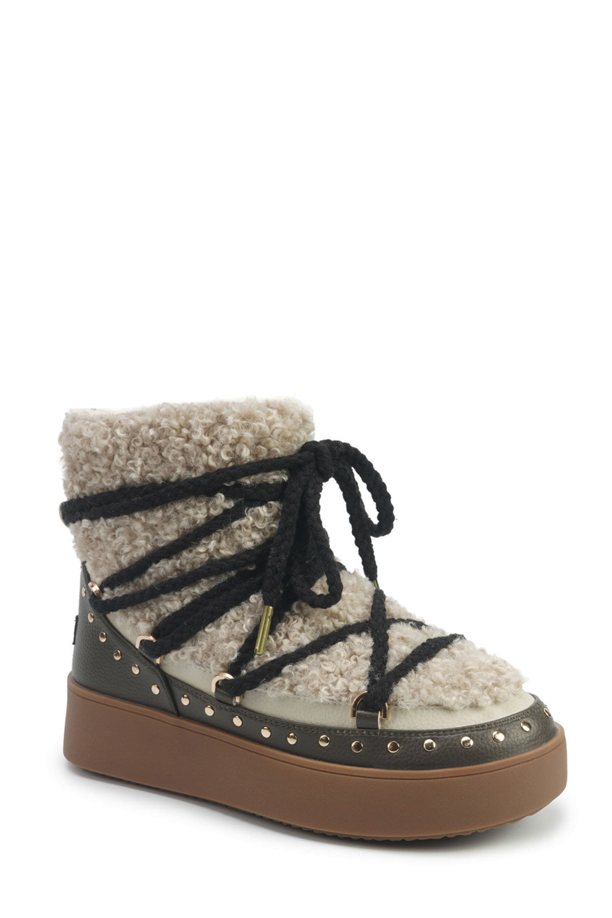 Nine West FULINA 5PR Bej Kadın Kar Botu görsel 2