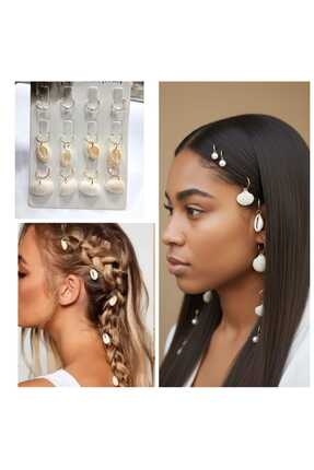 NEW HİLL 24 Adet Saç Yüzüğü-küpesi Piercing-24 Parça