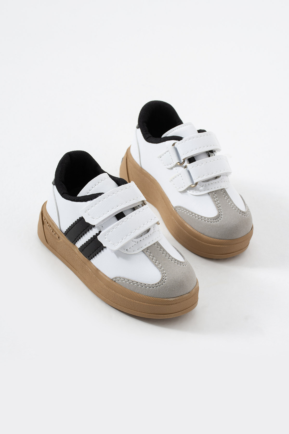 Moda Devrin Beyaz Çocuk Işıklı Spor ayakkabı Sneaker fotoğrafı 3 (önizleme)