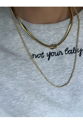 mitico jewellery Go For Gold Twisted Kolye