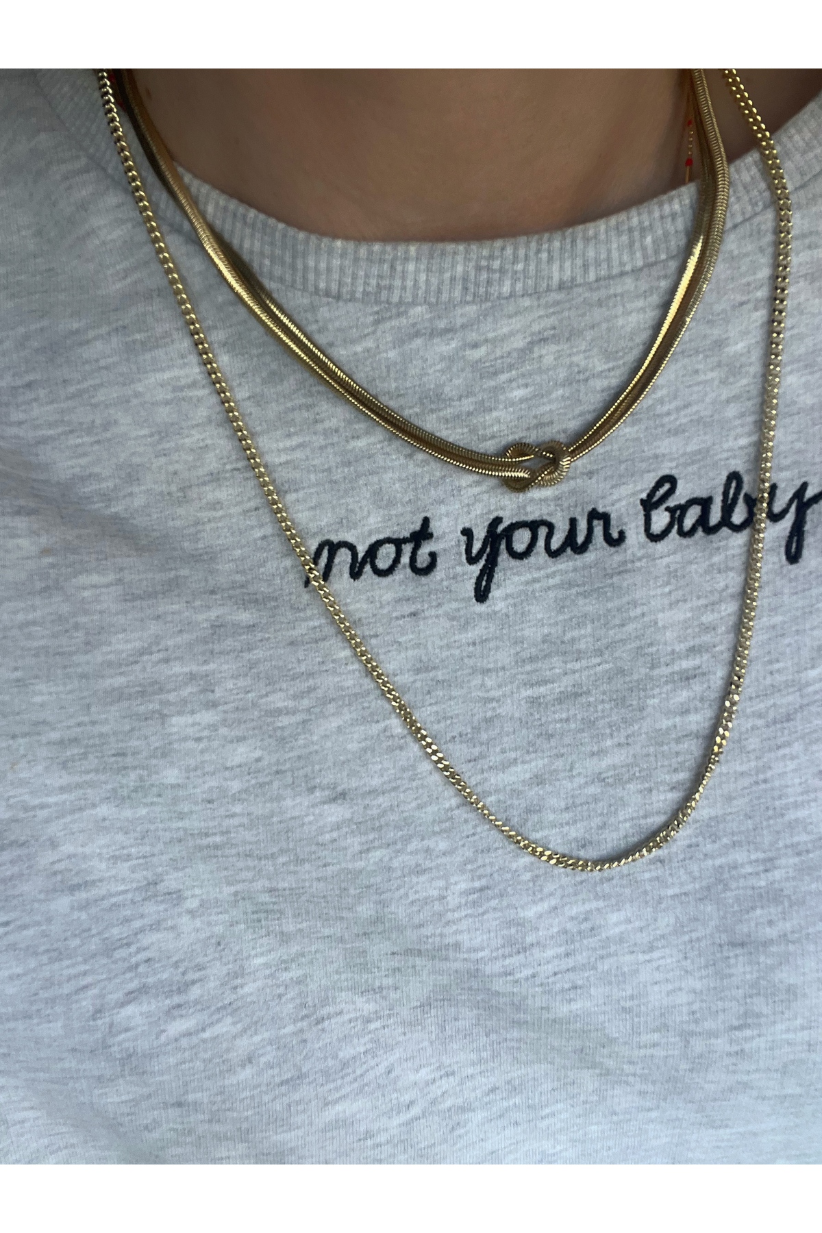 Go For Gold Twisted Necklace