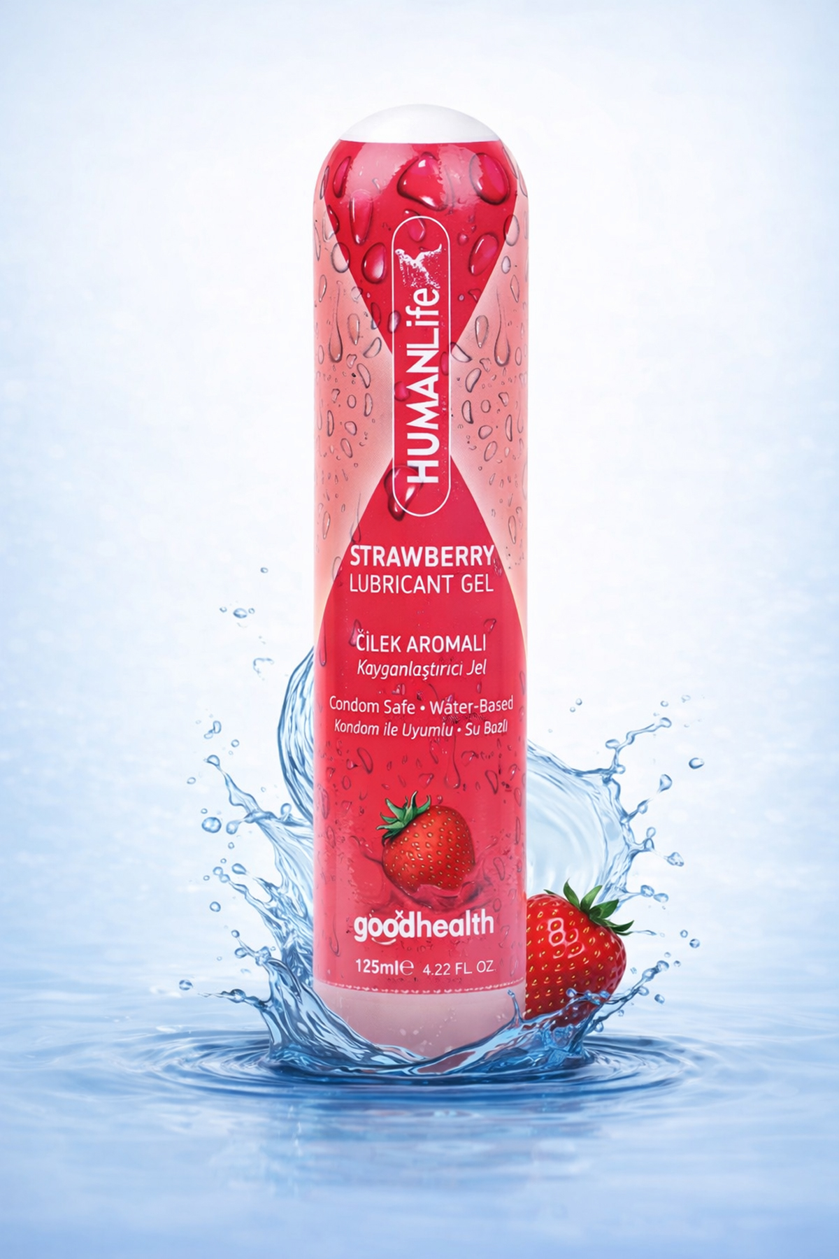 Human life 125 ml Çilek Aromalı Kayganlaştırıcı Jel Lubricant