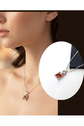 KESKİN GÜMÜŞ 18 Ayar Altın Kaplama Sultan Zultanit Zirkon Doğal Taşlı Kare Ta...