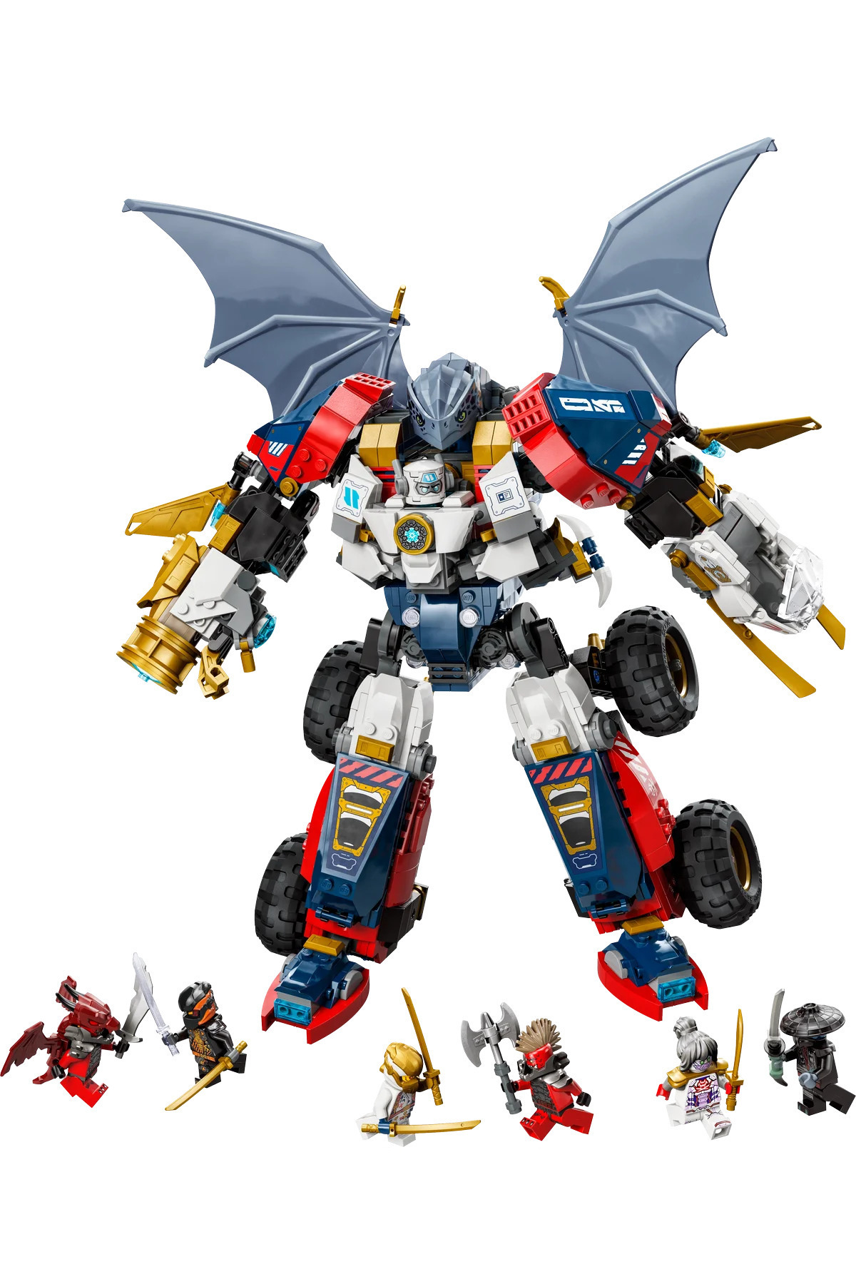 LEGO NINJAGO Zane's Ultra Combiner Mech Toy 4-in-1 Building Set