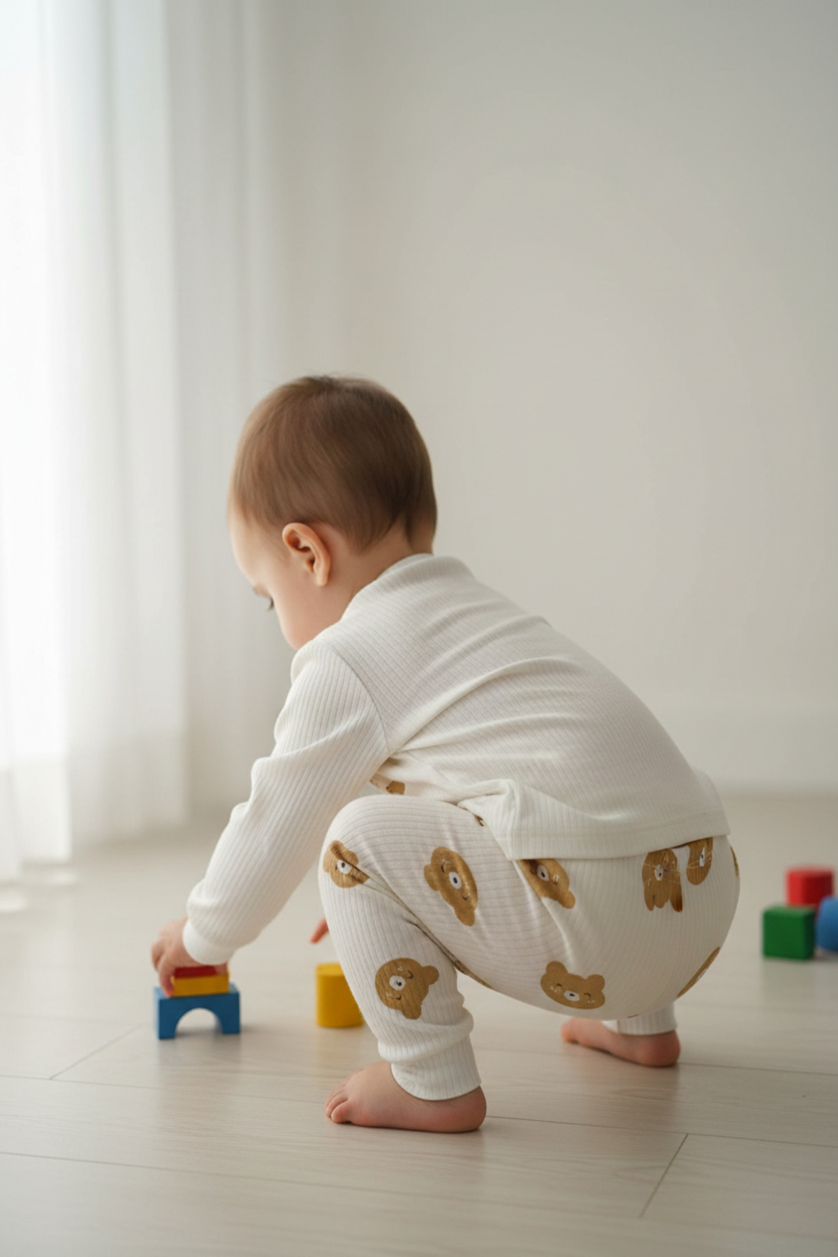 aden kids Raporlu Kumaş Desenli Çocuk Pijama Takımı fotoğrafı 5 (önizleme)