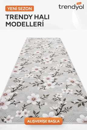 Pamuk Halı DİNARSU HALI Jel Halı Kaymaz Taban Leke Tutmaz Şık Tasarım Halı