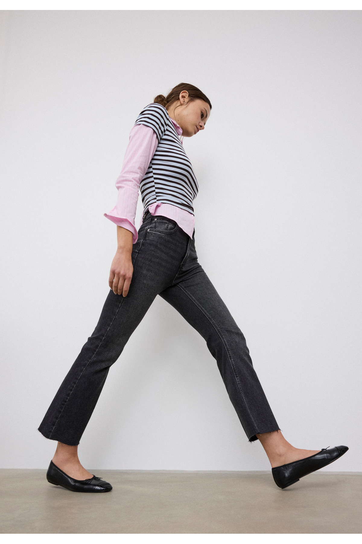 Stradivarius  Fiyonk burunlu babet - Görsel 7