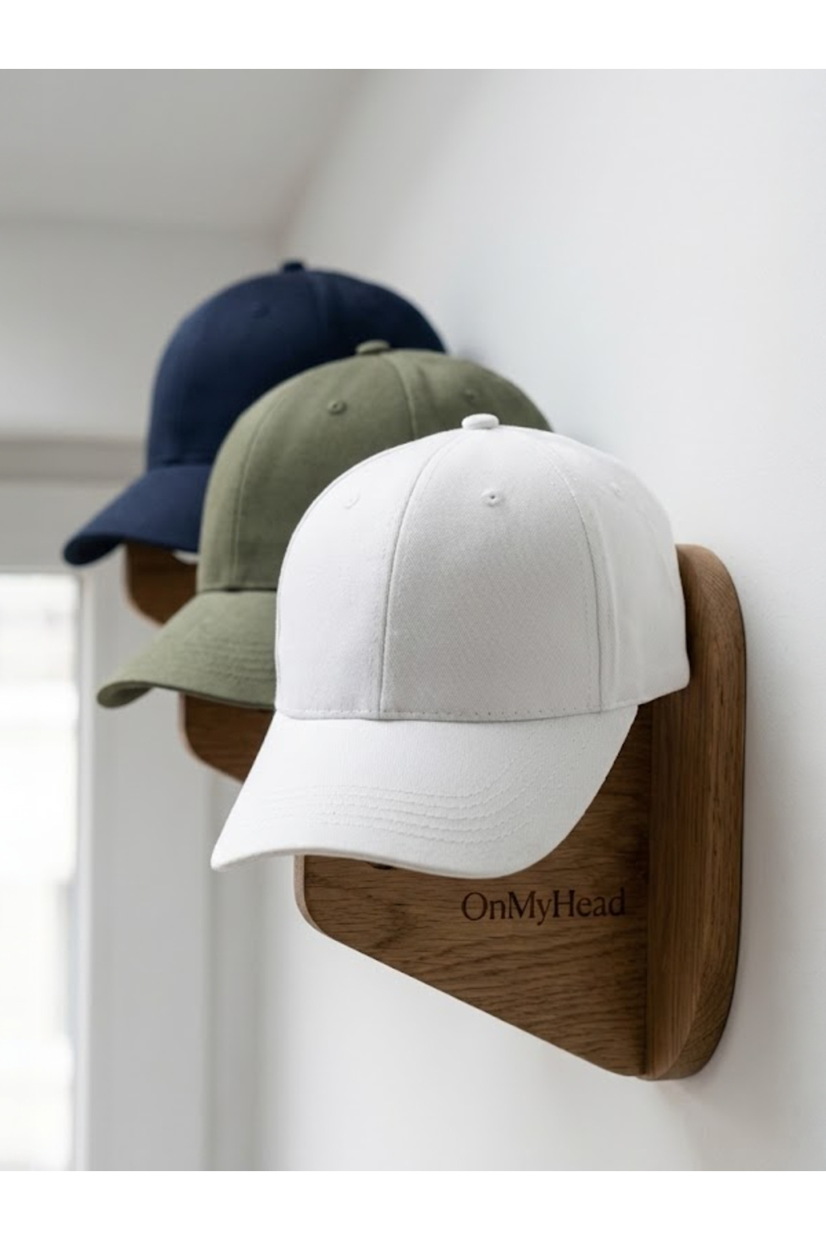 OnMyHead  Unisex Beyaz Şapka - Görsel 5