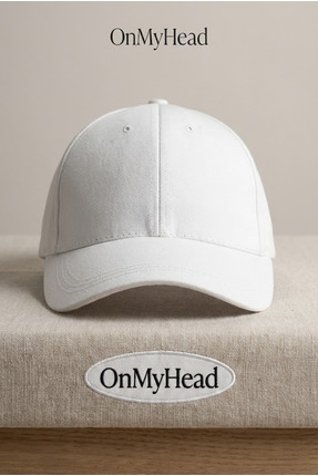 OnMyHead Unisex Beyaz Şapka
