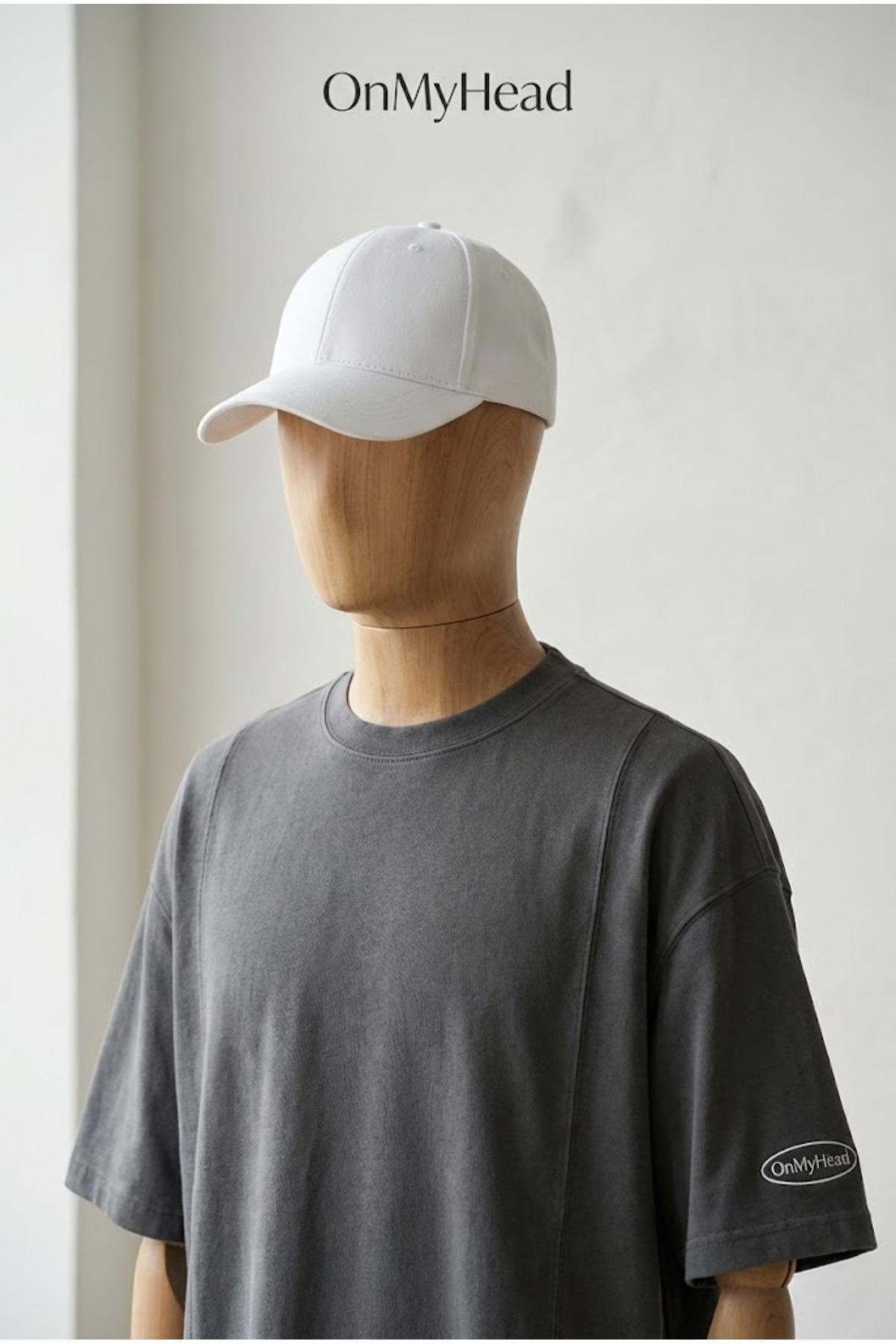 OnMyHead  Unisex Beyaz Şapka - Görsel 3