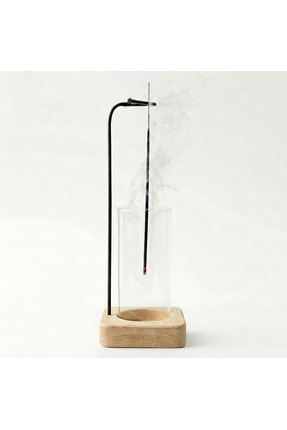 woodique Dekoratif Ahşap Tütsülük – Cam Tütsülük - Oda Kokusu ve Meditasyon A...