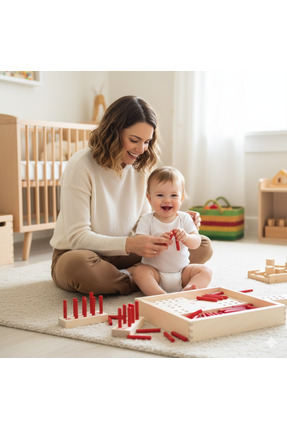 BALATOYZ Montessori Kırmızı Sayı Çubukları