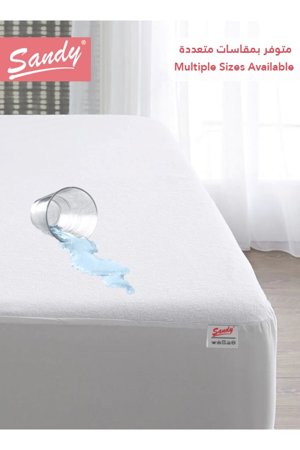 Luxury waterproof mattress protector made of latex...