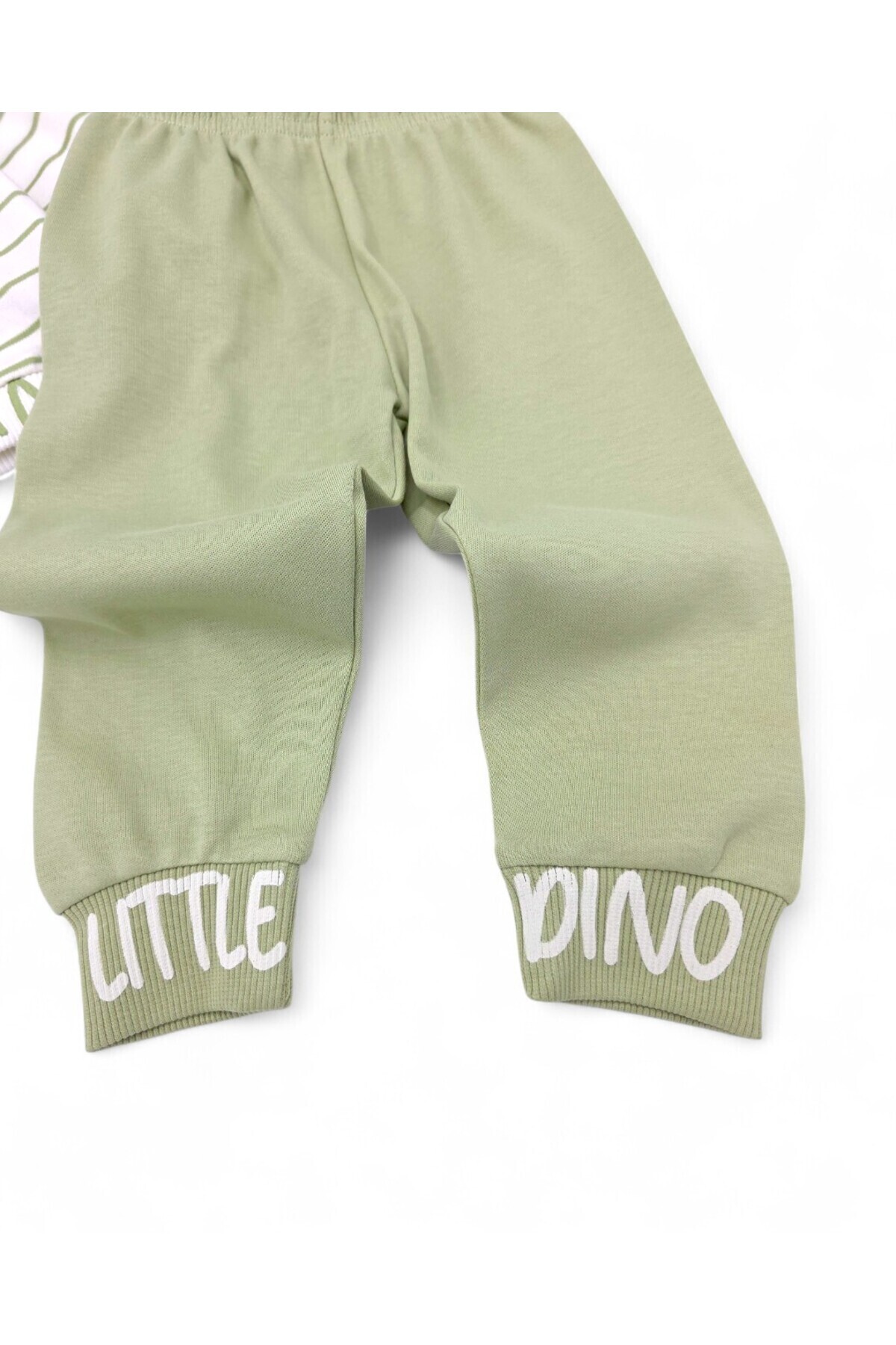 voyyo kids baby Erkek Bebek Mevsimlik Çizgili Bisiklet Yaka Uzun Kollu %100 Pamuk Bebek Takımı fotoğrafı 6 (önizleme)