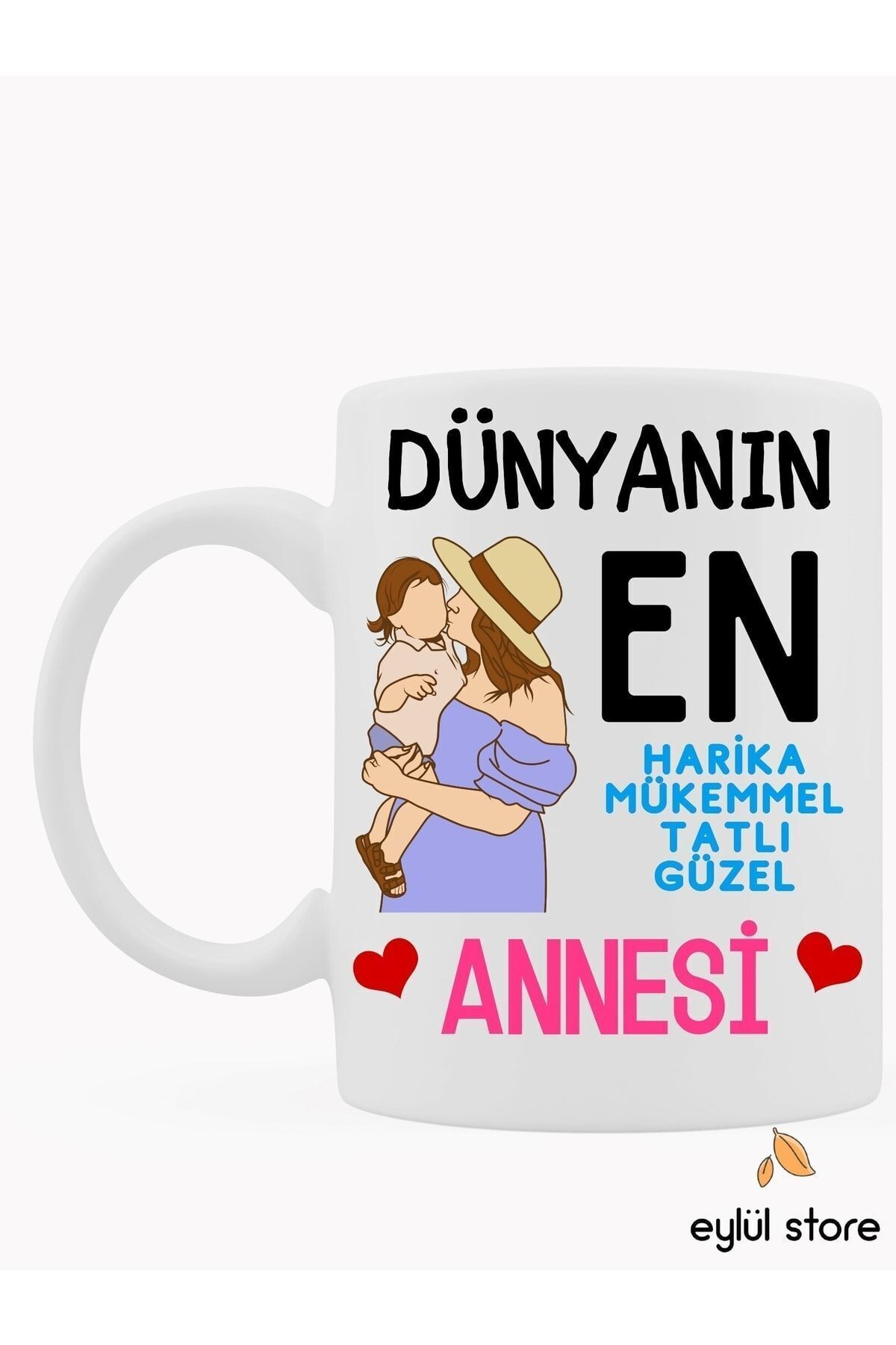 Custom Design Printed Mug with Mother's Theme Letter Mother's Day Gift-Coffee Cup