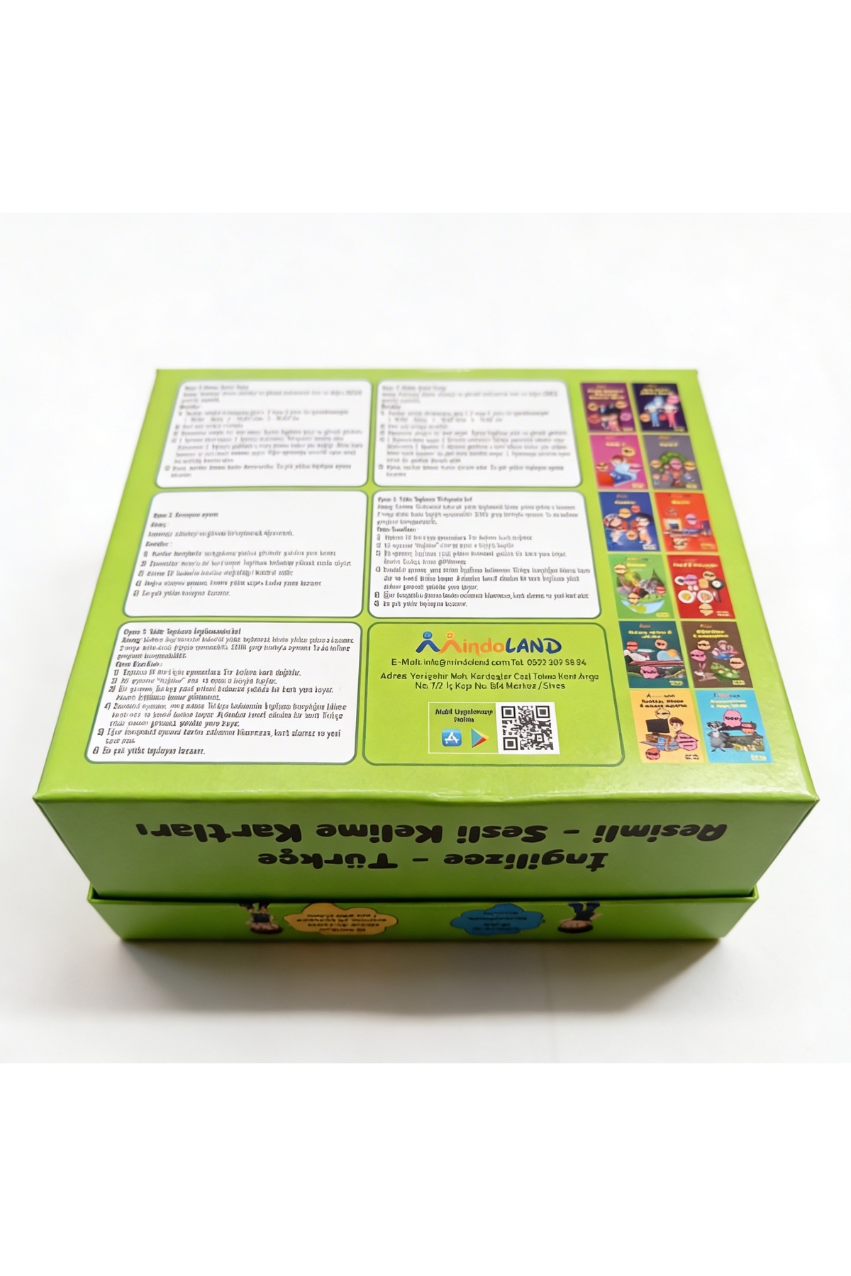 mindoland A1 İngilizce Konuşma Seti–Mobil Uygulamalı ingilizce seti QR Kodlu Sesli ingilizce kelime Kartları fotoğrafı 3 (önizleme)