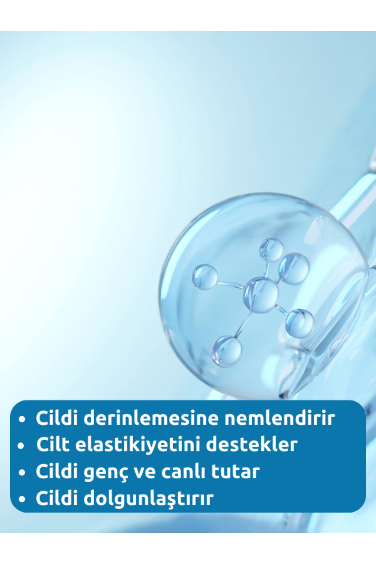 Yoğun Nemlendirici, Dolgunlaştırıcı, Yenileyici ve Onarıcı Cilt Serumu Hyaluronic Acid, 30 ml — NS — تصویر 5 از 8