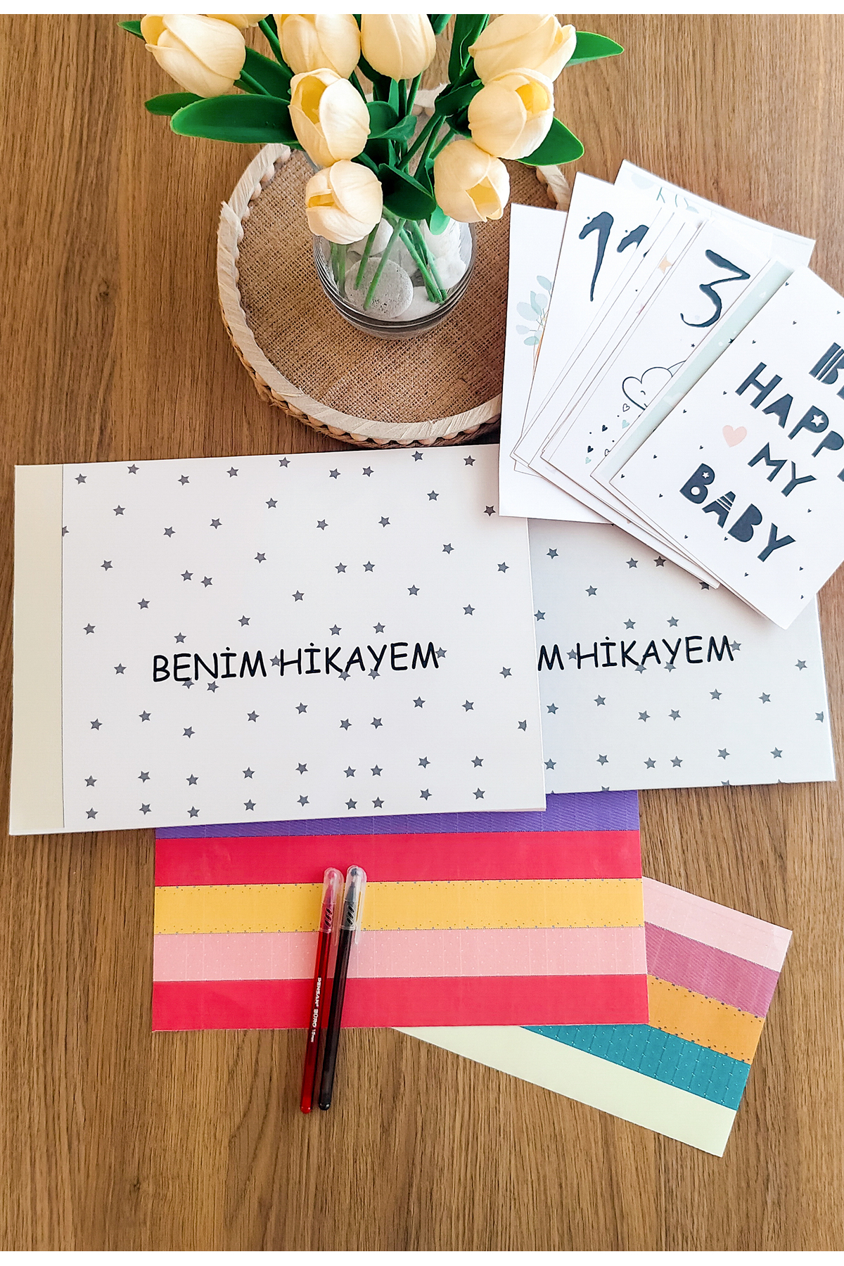 ephotox Hamilelik Ve Anne & Bebek Günlüğü + Kalem + Sticker + Anı Kartları + Kutu Yıldız Tasarım fotoğrafı 2 (önizleme)