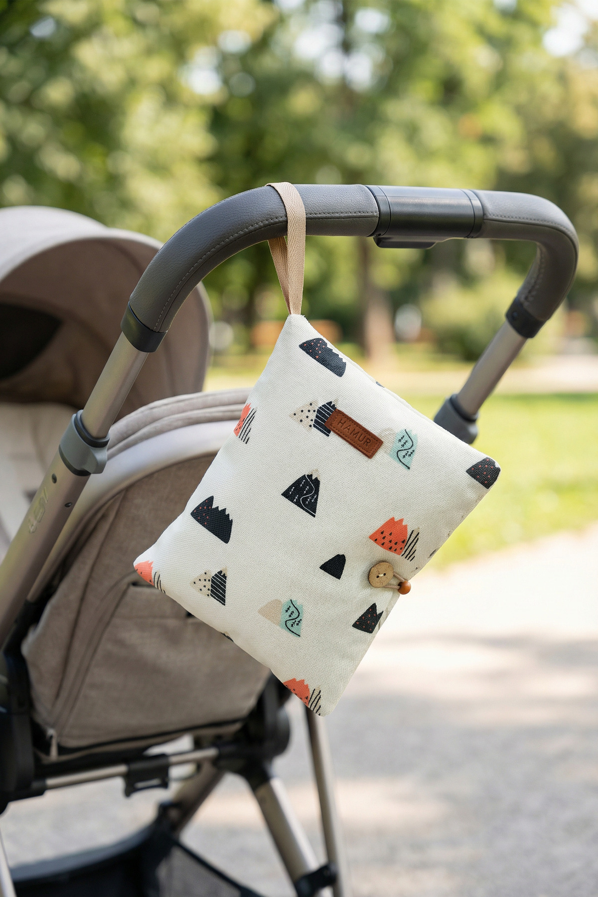 HAMUR Anne Bebek Bakım Çantası Yenidoğan Alt Açma Değiştirme Düzenleyici Çantası Organizer Poyraz fotoğrafı 2 (önizleme)