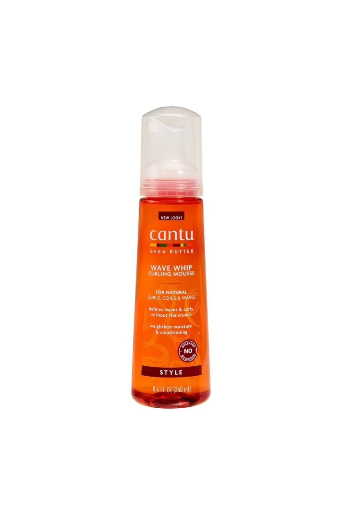 Cantu Shea Yağı Doğal Saçlar Için Dalgalar Ve Bukleler Oluşmasını Sağlayan Köpük 248ml — 07570-12/3EU