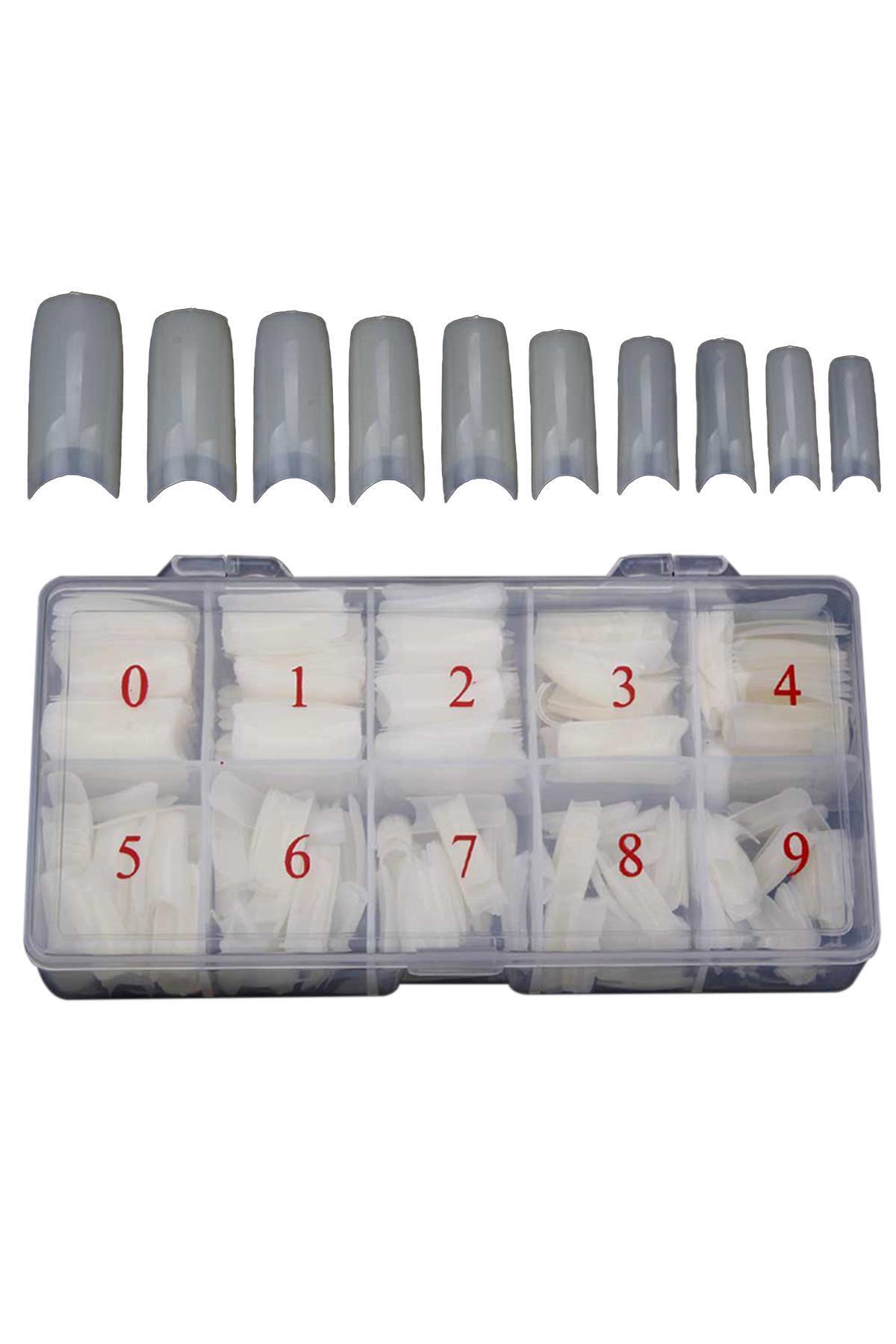 500'lü Yarım Ay Takma Tırnak Tips - Kemik — اکرو M-7141145565382 — تصویر 3 از 3