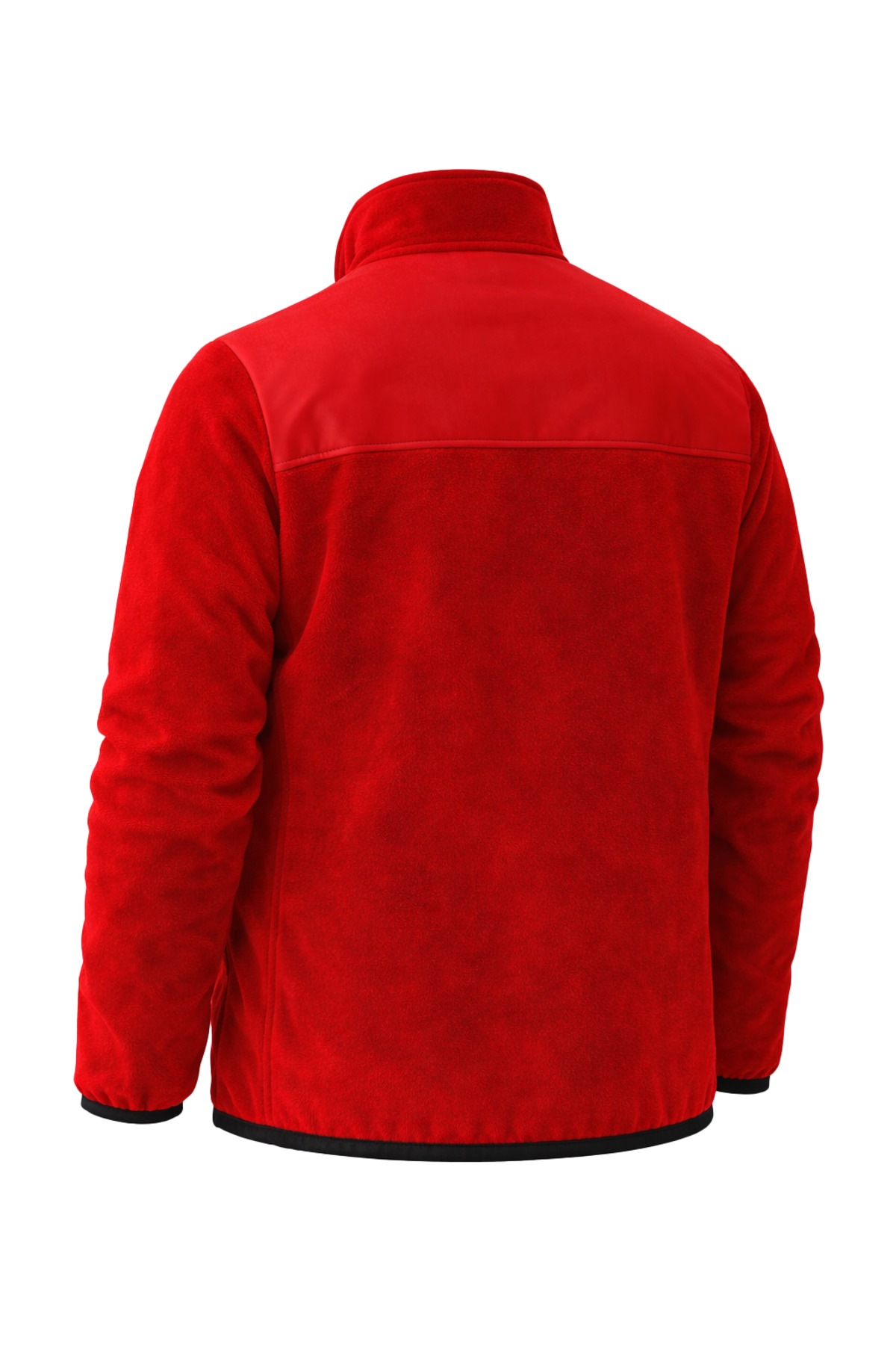 TOKER TEKSTİL Tam Fermuarlı Softshell Garnili Polar görsel 6