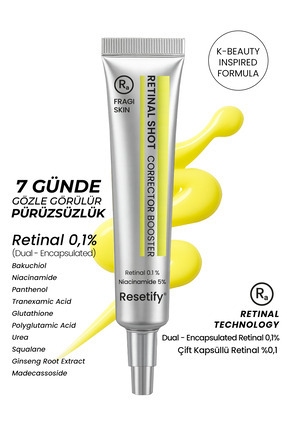 RESETIFY Retinal (%0,1) Shot Corrector Booster Krem 20 ML