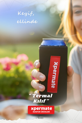 XPERMATE Termal İçecek Kılıfı – Sıcak & Soğuk Tutan Kutu Bira Termal Kılıf