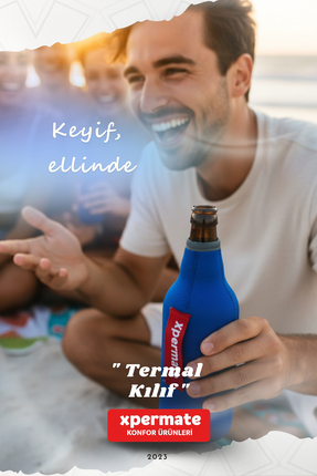 XPERMATE Termal İçecek Kılıfı – Sıcak & Soğuk Tutan Şişe Bira Termal Kılıf