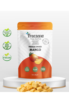Freezeva Dondurularak Kurutulmuş Mango – Freeze Dried Mango- Mango Kuru Meyve...
