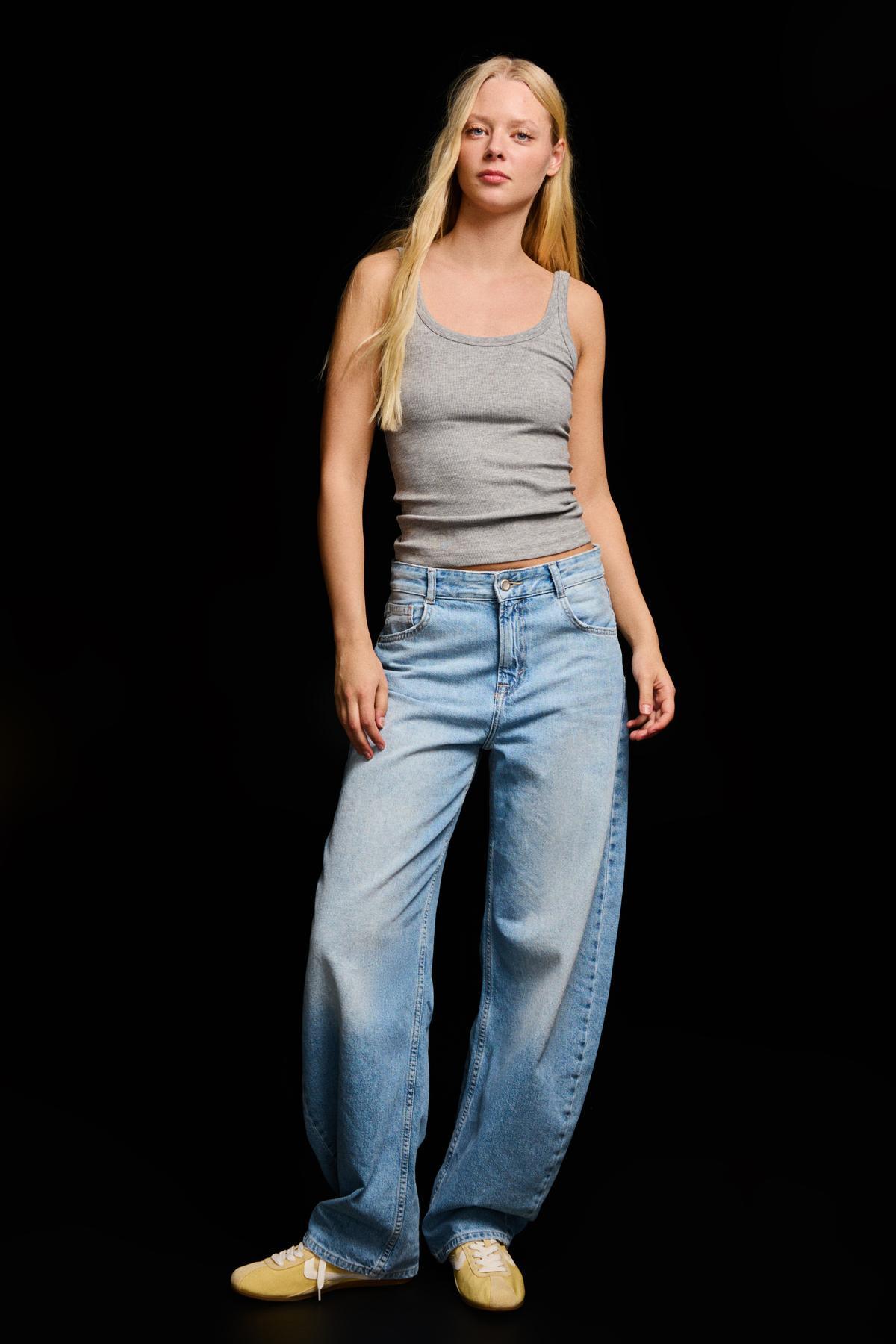 Bershka  Rib askılı tişört - Görsel 2