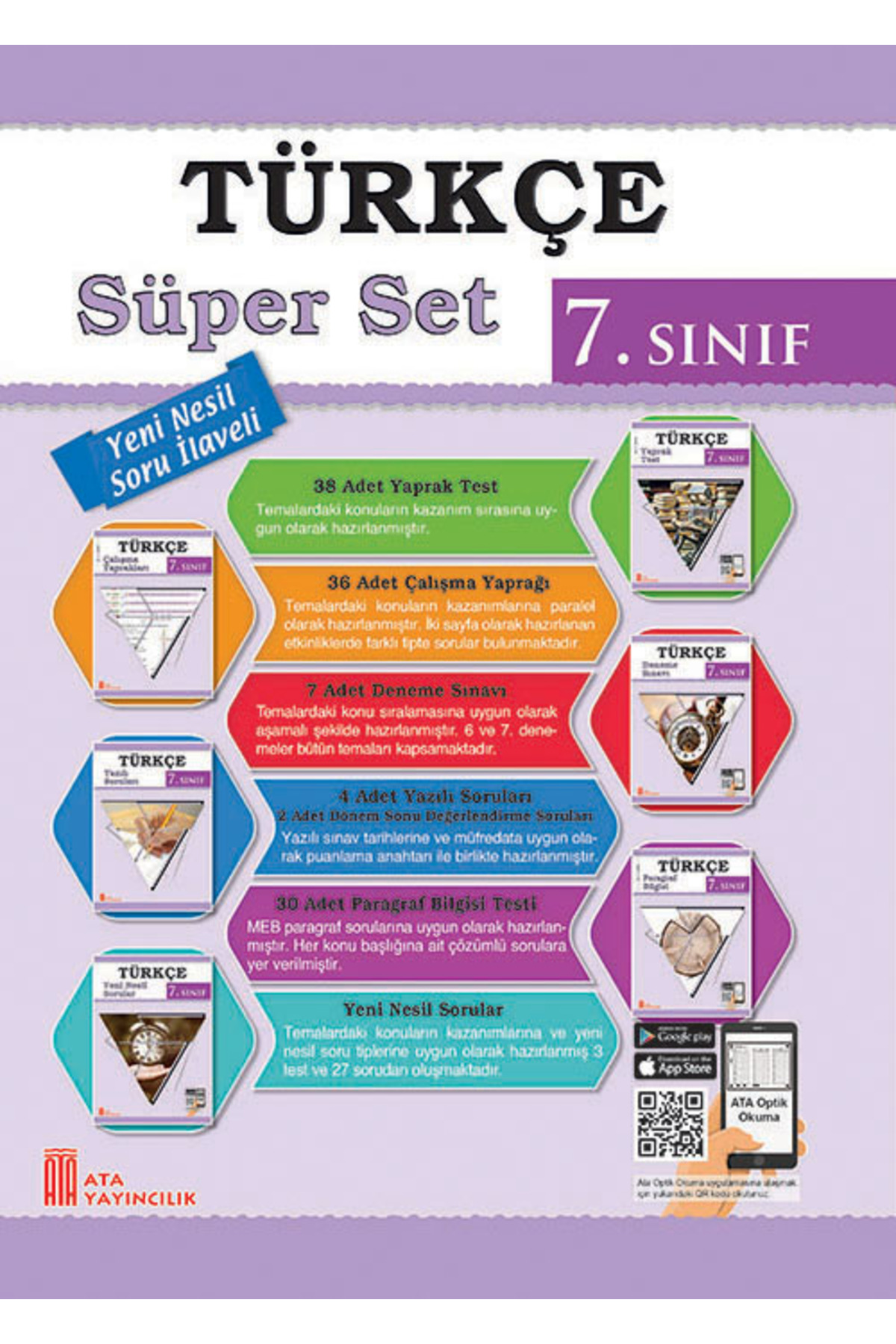 Ata Yayıncılık 7. Sınıf Türkçe Süper Set - Fiyatı, Yorumları