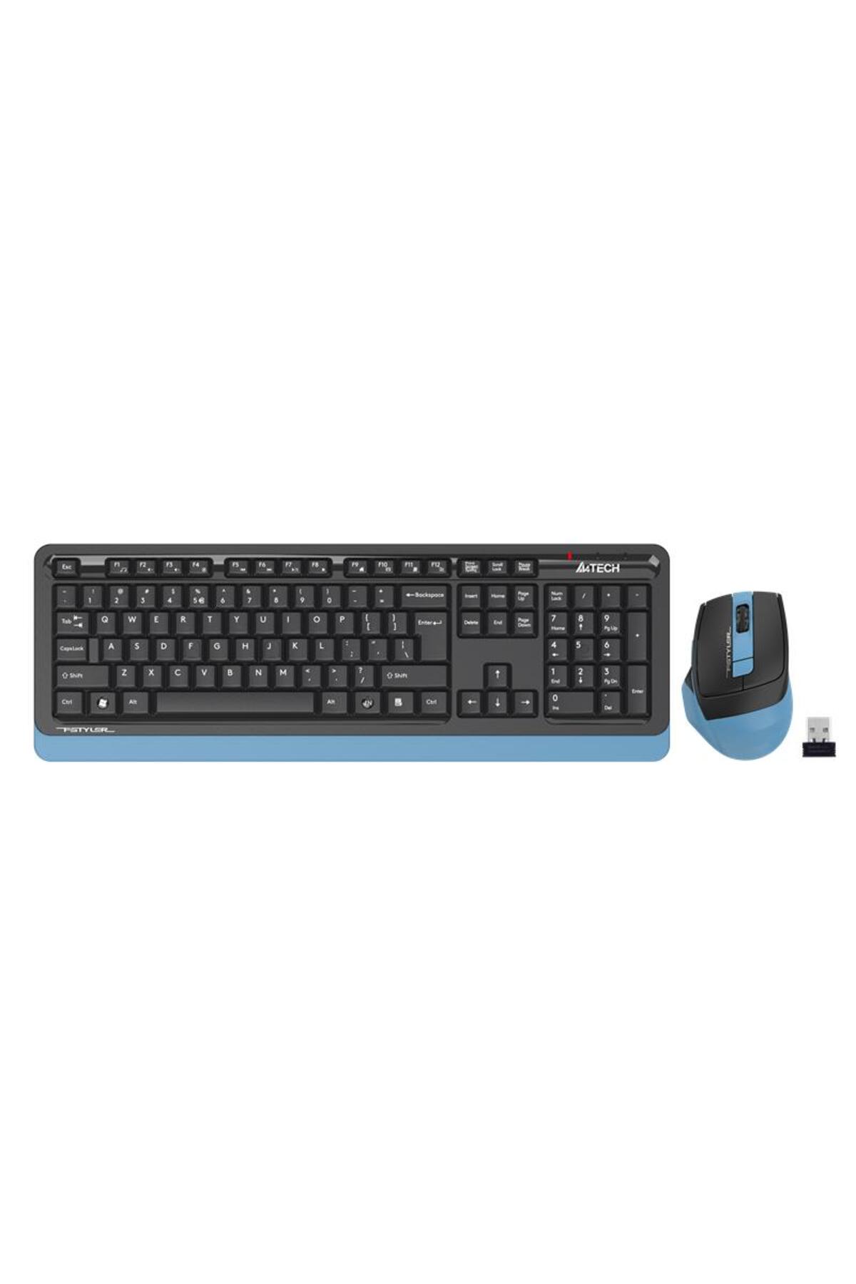 AD3 FG1035 BLUE Q MM 2.4G WIRELESS KEYBOARD MOUSE SET