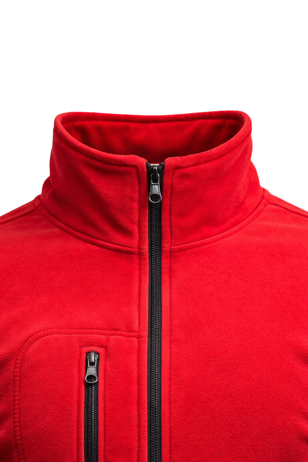 Standart Tam Fermuarlı Polar — قرمز GZTSTD25 — تصویر 3 از 7
